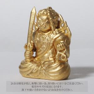 ふるさと納税 純金 不動明王像 K24 BQ-140 山梨県甲斐市の画像