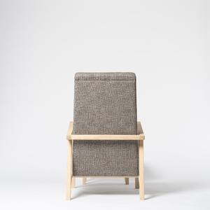 ふるさと納税 【樹工房】パーソナルリラクシングソファ＆オットマン〈布座カラー：ダークグレー〉 北海道東川町