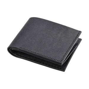 ふるさと納税 豊岡財布 Haaki Leather 二つ折財布 HLW301 ネロ（HLW301） 兵庫県豊岡市の画像