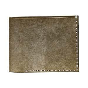 ふるさと納税 豊岡財布 Haaki Leather 二つ折財布 HLW301 グリージオ（HLW301） 兵庫県豊岡市の画像