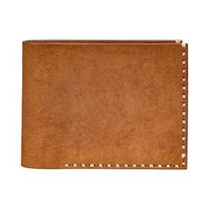 ふるさと納税 豊岡財布 Haaki Leather 二つ折財布 HLW301 コニャック（HLW301） 兵庫県豊岡市の画像