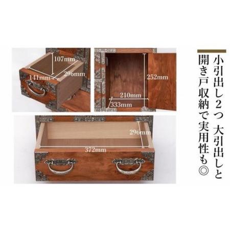ふるさと納税 屋久杉 車タンス W45 福岡県大川市の画像