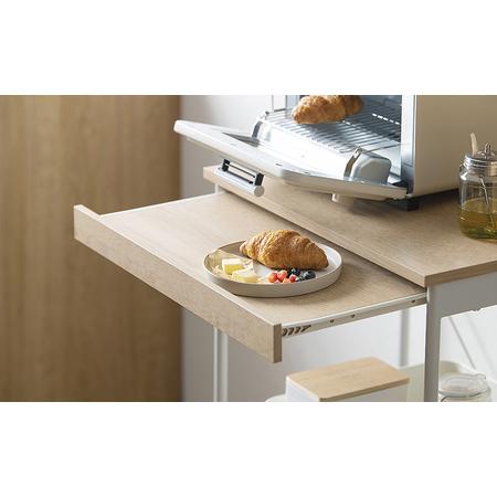 ふるさと納税 収納ラック キッチンラック スライド棚 ゴミ箱上ラック スライド棚付 LGUR-595S ナチュラル/グレー アイリスオーヤマ ラック 棚 .. 宮城県大河原町_4