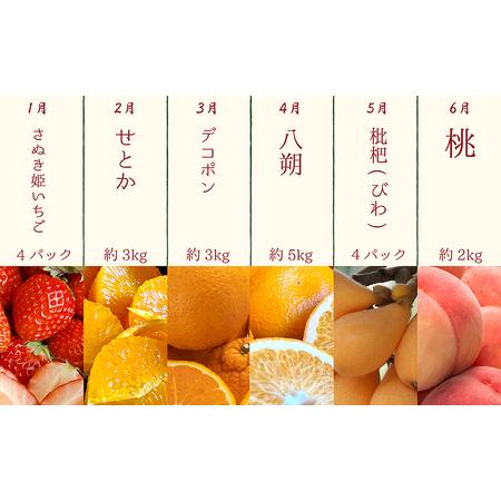 ふるさと納税 【12ヶ月連続定期便】綾川町の春夏秋冬！旬果実の単品定期便  香川県綾川町_2