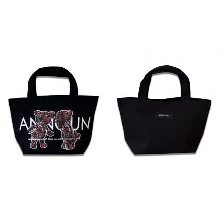 ふるさと納税 ［ANNOUN］Painting Bear トートバッグ2個セット ／ かばん カバン 鞄 アパレルブランド 絵画 アート コラボレーション アンノウン.. 埼玉県越谷市の画像