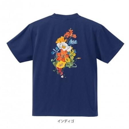 ふるさと納税 JTTA使用許可 ピンポン制服【男女兼用(素っ気ない):L大きさ】お花 インディゴ_かざり付ける品・作物品  御召しもの _【1518840】 岐阜県羽島市