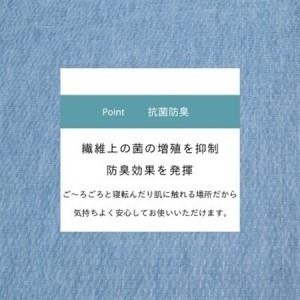 ふるさと納税 カーペット 日本製 抗菌防臭 軽量薄手 ジェミニ 352×440cm 江戸間 10畳用 ブルー【1518687】 大阪府和泉市の画像