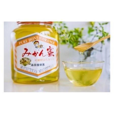 ふるさと納税 国産純粋はちみつ(みかん蜜) 2kg(B89-1) 和歌山県有田市の画像