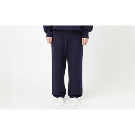 ふるさと納税 ≪先行予約≫【THISISASWEATER.】A3: A SWEATER IS FOR EVERYDAY. Pants NAVY ネイビー カシミヤ パンツ ズボン 服 洋服 ユニセッ.. 山形県山辺町の画像