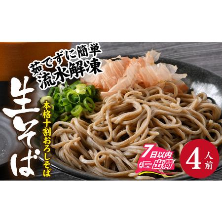 ふるさと納税 [1分で叶う本格味]茹でたて十割越前おろしそば [A-135002] 福井県福井市