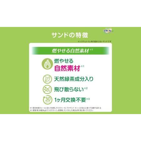 ふるさと納税 猫 トイレ デオトイレ 4L×8袋 緑茶成分入り消臭・抗菌