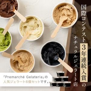 ふるさと納税 【プレマルシェ・ジェラテリア】国際コンテスト入賞店の人気ジェラート6種食べ比べ Vegan set｜ジェラート専門店 人気セット 京都府京都市_3
