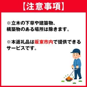 ふるさと納税 草刈り代行サービス（201〜300平方メートル以内） No.758 茨城県坂東市_3