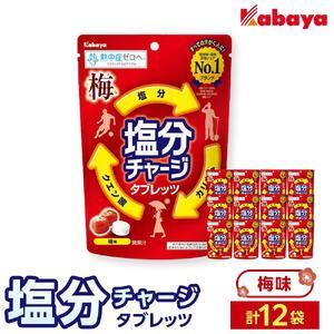 ふるさと納税 カバヤ 塩分チャージタブレッツ 梅味 12袋｜カバヤ食品