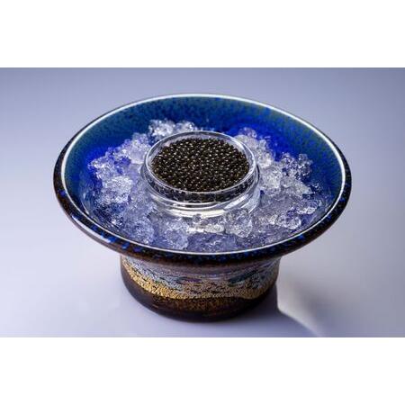 ふるさと納税 金・プラチナ象嵌「光琳」1983J.CAVIAR BOWL 皇晶 宮崎県綾町