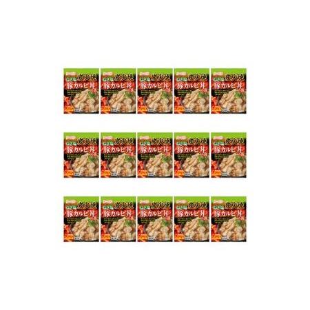 ふるさと納税 No.2939 炭火焼 ねぎ塩豚カルビ丼の具 100g x 15パック 福島県福島市の画像