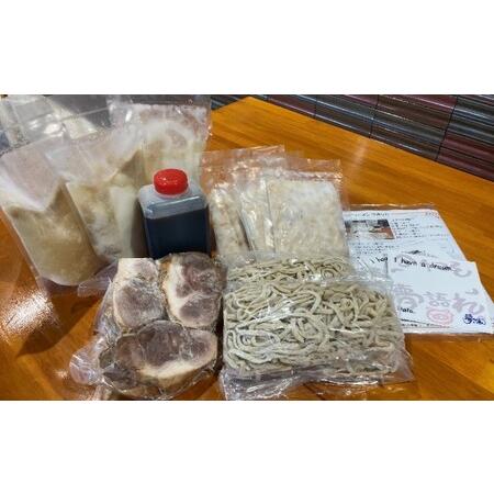 ふるさと納税 ラーメン 夢を語れ 3食 セット 極太麺 ガッツリ系ラーメン 豚 1本付き！G系※配送不可：離島　 佐賀県鳥栖市