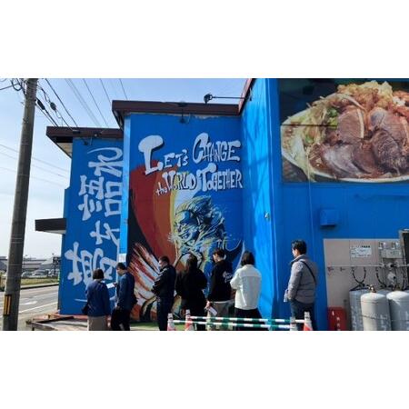 ふるさと納税 ラーメン 夢を語れ 3食 セット 極太麺 ガッツリ系ラーメン 豚 1本付き！G系※配送不可：離島　 佐賀県鳥栖市