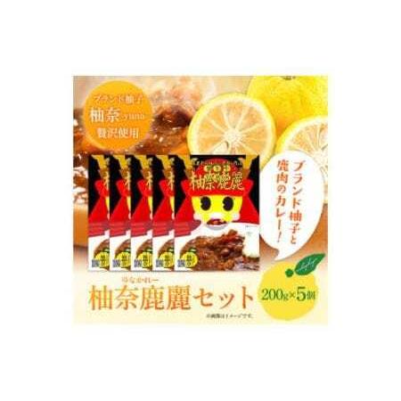 ふるさと納税 柚奈鹿麗（ゆなかれー）5個  徳島県美馬市_1