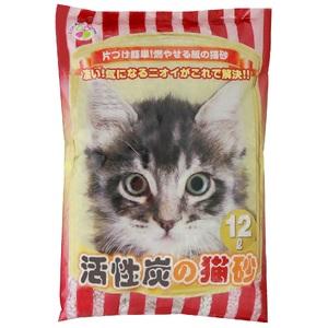 ふるさと納税 紙の猫砂 LOVEにゃん活性炭の猫砂 12L×5袋 しっかり固まる 燃えるゴミ 水洗トイレ使用不可 活性炭 強力消臭 ニャン 猫 ネコ .. 静岡県富士市_2