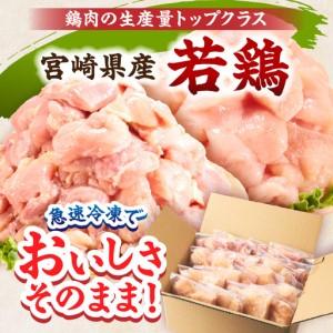 ふるさと納税 宮崎県産 若鶏切身 むね肉＆もも肉 6kg（各300g×10袋）【3か月定期便】_b0799_it_x2 宮崎県国富町_1