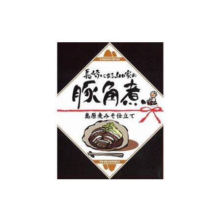 ふるさと納税 BD101コラーゲンたっぷり！長崎名物 豚角煮 島原麦みそ仕立て 5食セット 長崎県島原市の画像