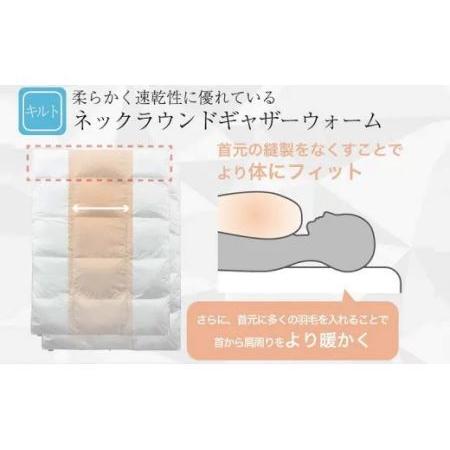 ふるさと納税 フランスベッド社 ポーランド産グースダウン90% 2枚掛け羽毛布団 ダブルサイズ「CS-02」【配送不可地域：離島・沖縄県】【1621143.. 静岡県掛川市の画像