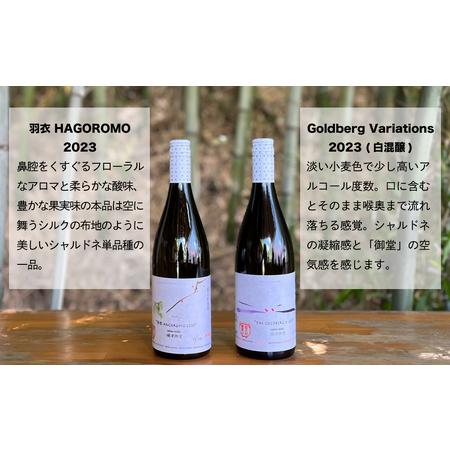 ふるさと納税 【鹿之助萬蔵】彫刻家がつくる白ワイン2種飲み比べ（2