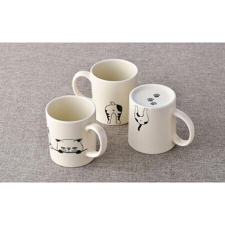 ふるさと納税 【波佐見焼】ネコづくし 猫猫 マグカップ 5個セット