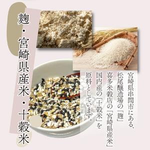 ふるさと納税 【3ヶ月定期便】まるカフェ「食べる十穀米甘酒」(330g×2パック)_K024-T001 宮崎県串間市の画像