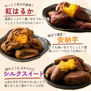 ふるさと納税 a956-E 冷凍焼き芋スイーツセット 計3kg (Eセット：冷凍焼き芋（紅はるか・安納芋・シルクスイート）各1kg×3袋)【ファーム.. 鹿児島県姶良市の画像
