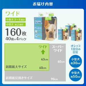 ふるさと納税 ネオシーツGX＋ずれ防止テープ付き ワイド(計160枚) ペットシーツ 中厚型 すばやく吸収 オシッコ 壁 床 貼り付け可能 汚れ いたず.. 静岡県富士市_2