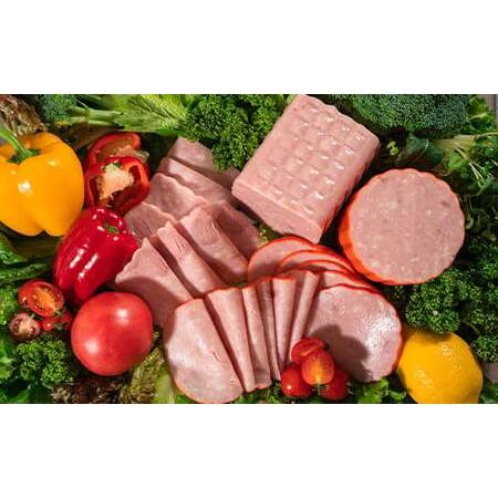 ふるさと納税 まるごと1本！チョップドハム (2kg) ハム ブロック チョップド 豚肉 豚 肉 朝食 お弁当 おかず おつまみ ハムカツ ハムステーキ ご.. 埼玉県本庄市