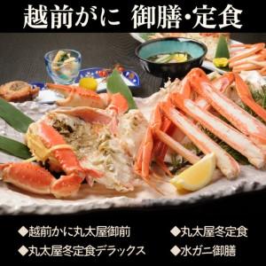 ふるさと納税 受け入れる券 昼召しあがる券 30,000円分 「日本海が目の前！絶景！お店で食べる 贅沢さかに一皿分の料理 福井県 越前町」【 2一年法的有効性締め切り日 越前かに 召しあがる.. 福井県越前町