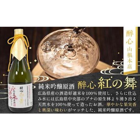 ふるさと納税 【びんご圏域連携】日本酒 飲み比べセット 天寶一「中汲み純米大吟醸40」（福山市）・醉心山根本店「醉心 紅の舞 純米吟醸原酒」（.. 広島県福山市_3