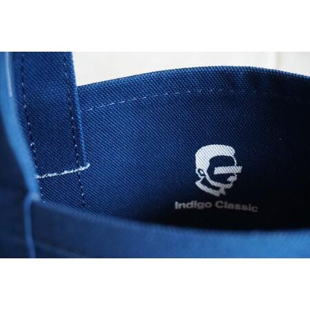 ふるさと納税 Canvas tote bag（indigo）M Indigo Classic キャンバス トートバッグ カバン 鞄 ギフト トートバッグ カバン プレゼント 贈答品 .. 奈良県奈良市の画像