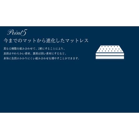ふるさと納税 「Noble Leaf マットレス 」 セミダブル マットレス セミダブル 寝具 クール 快眠 安眠 洗える 通気性 反発力 姿勢復元性 寝返りサ.. 大分県玖珠町_4