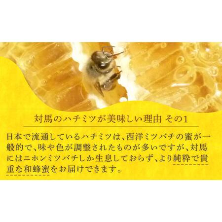 ふるさと納税 対馬 はちみつ 600g×2  蜂蜜 ハチミツ 日本ミツバチ 二ホンミツバチ [WAM030] 長崎県対馬市の画像