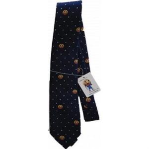 ふるさと納税 ジャー坊ネクタイ(青ドット)_装飾品・工芸品 ネクタイ・ベルト 服飾小物 _【1544861】 福岡県大牟田市_1