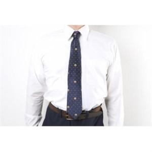 ふるさと納税 ジャー坊ネクタイ(青ドット)_装飾品・工芸品 ネクタイ・ベルト 服飾小物 _【1544861】 福岡県大牟田市_2