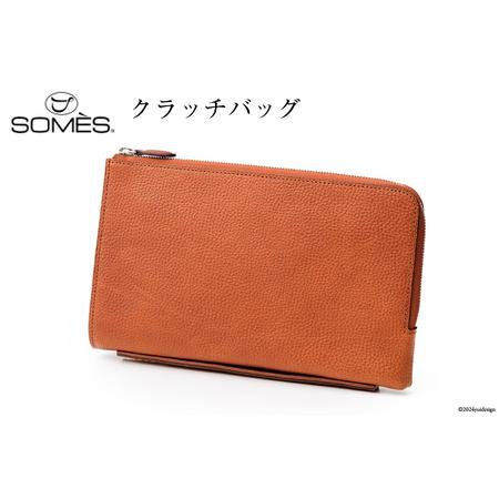 ふるさと納税 SOMES クラッチ バッグ ギャロップ （ブラウン） GL-07