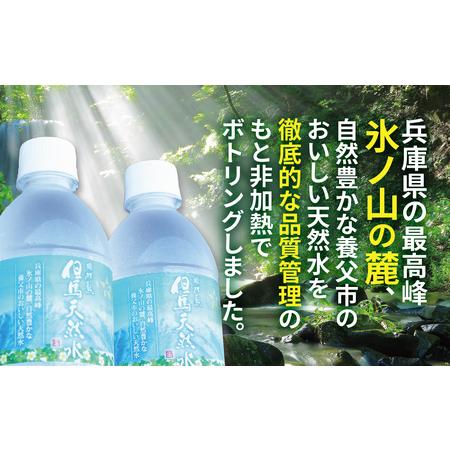 ふるさと納税 【定期便】 【6ヶ月連続お届け】 但馬の天然水 550mlペットx24本（1ケース） / 天然水 兵庫県の画像