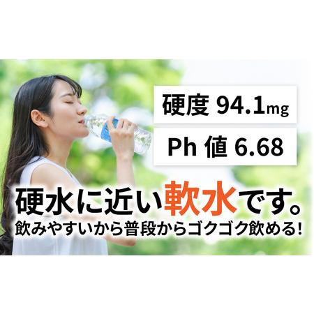 ふるさと納税 【定期便】 【6ヶ月連続お届け】 但馬の天然水 550mlペットx24本（1ケース） / 天然水 兵庫県の画像