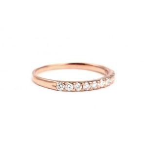 ふるさと納税 ピンキー　エタニティリング　0.18CT　Ｒ3996DI-R　ピンクゴールド【サイズ：1号〜9号（0.5号刻み対応可）】 山梨県大月市の画像