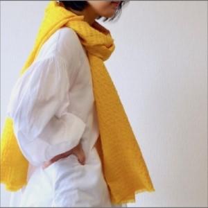 ふるさと納税 フィルタンゴ ストール【洗える丹後ちりめんのシルク】西洋更紗柄　オレンジイエロー 　ギフトにもおすすめ。 京都府京丹後市の画像