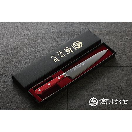 高村刃物製作所　牛刀　鍔付きスーパーゴールド　ワインレッド柄 楽天市場】高村刃物 鍔付スーパーゴールド 牛刀 210mm 口金付