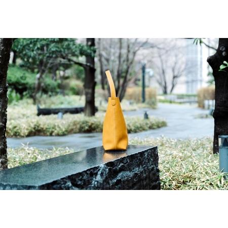 ふるさと納税 グラブ革 ワンハンドルトートバッグ タン [2649] 奈良県香芝市の画像