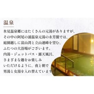 ふるさと納税 氷見海水浴場 魚循環過程の宿 永芳閣 受け入れるかばい立て券 2万円分  富山県氷見市