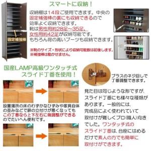 ふるさと納税 【ブラウン】高級素材仕様 シューズボックス 幅60 ハイタイプ 和歌山県海南市_2