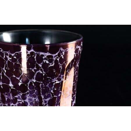 ふるさと納税 【世界でグランプリ受賞】有田焼 大理石のような質感 ロックカップ 麟 Lin Marble Old Pink Gold 1個【金照堂】ロックグラス ウイ.. 佐賀県有田町の画像